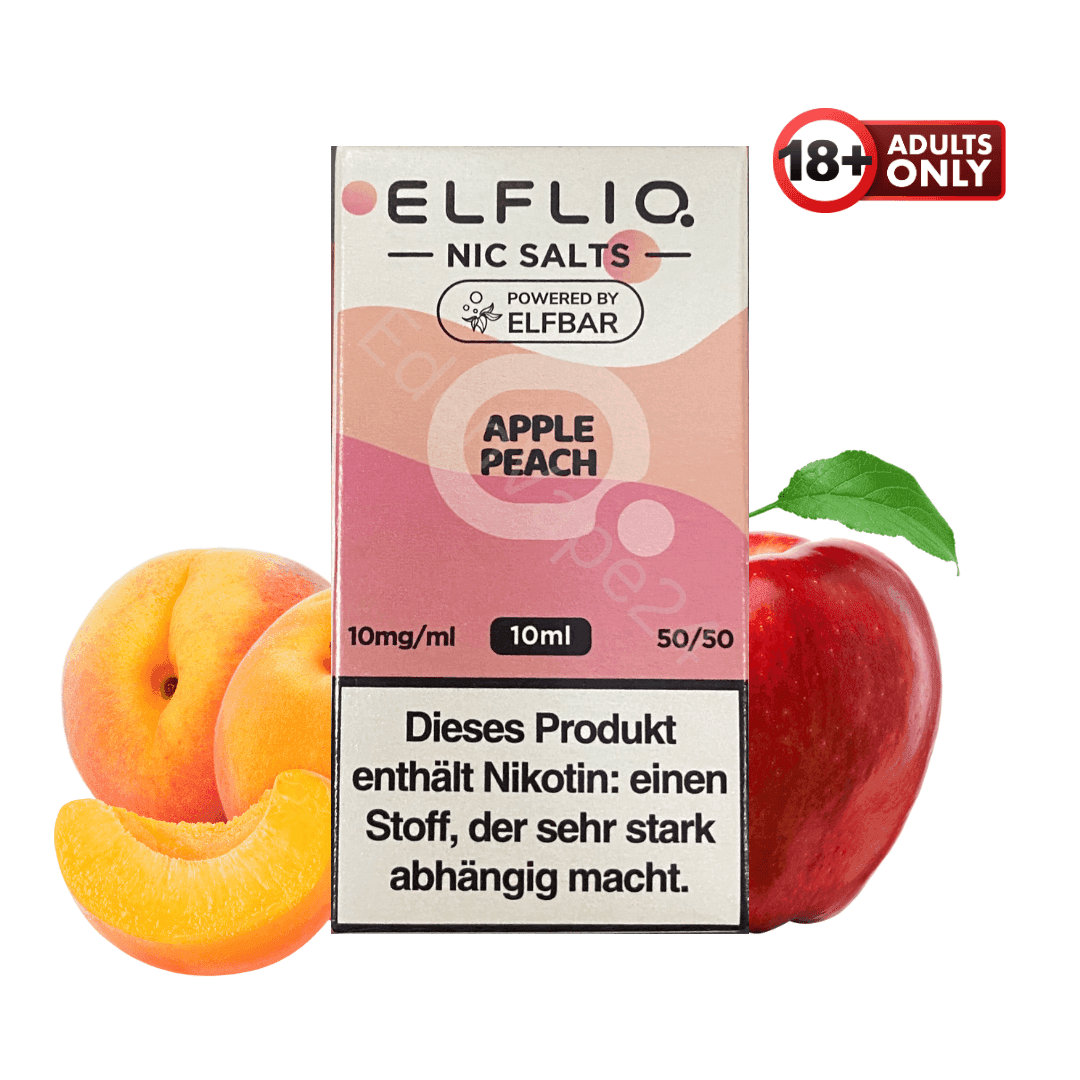 Elfbar Elfliq - Apple Peach - 10mg Liquid - EdenVape24